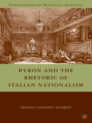 cover image of Byron and the Rhetoric of Italian Nationalism